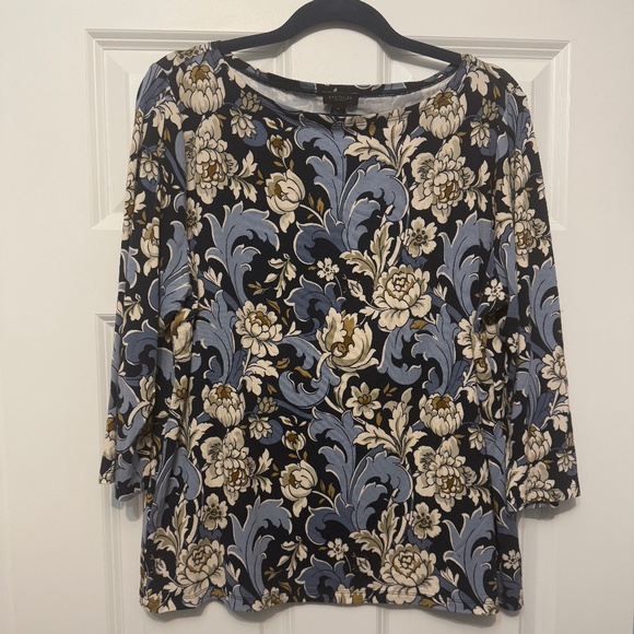 Ann Taylor Factory Boat Neck Blouse - Picture 1 of 5